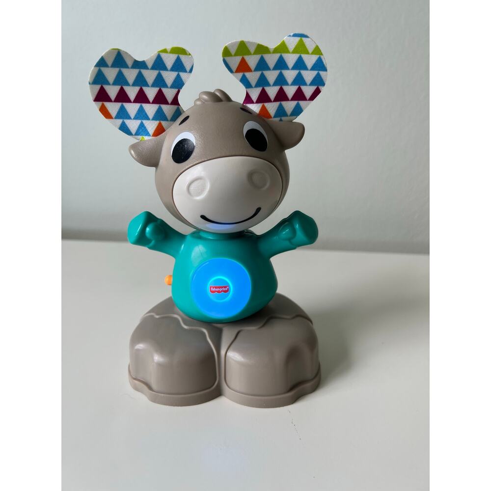 Fisher-Price Linkimals Musical Moose Light-up Educational Activity Toy Works - Picture 8 of 13